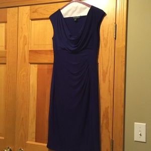 Blue cocktail dress